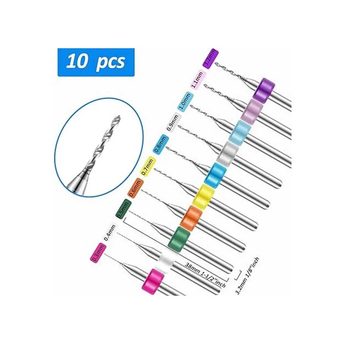 Juego de herramientas de taladro manual de 37 piezas