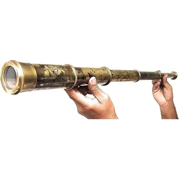 Aladean Rare Brass Telescopio East India Company 1818_3
