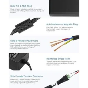ALITOVE Fuente de alimentación de 24 V CC 2A 48 W ACDC_4