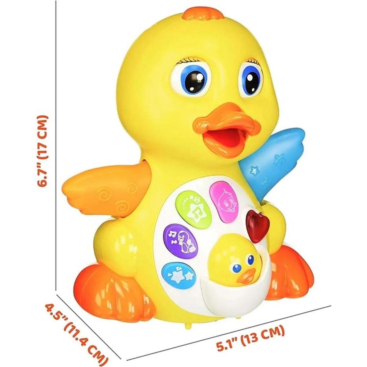 Stone and Clark Dancing Duck con luces y música Juguetes_4