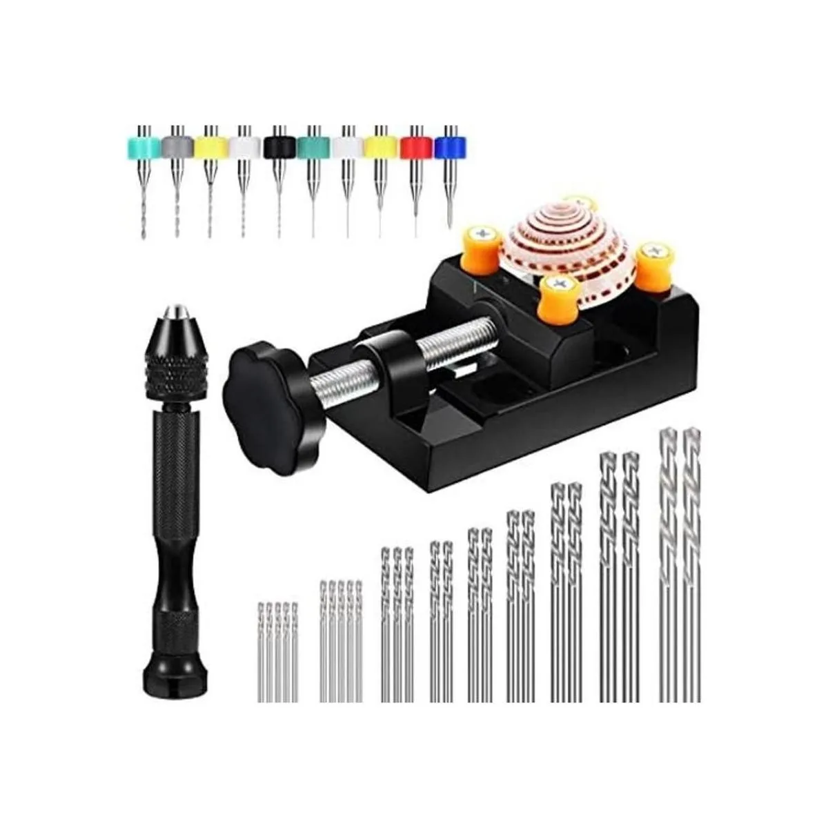 Juego de herramientas de taladro manual de 37 piezas