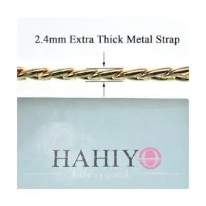 HAHIYO Correa metálica de remplazo en forma de cadena