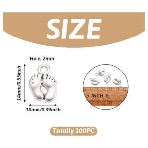 Pandahall 100 colgantes de aleación de estilo tibetano_2