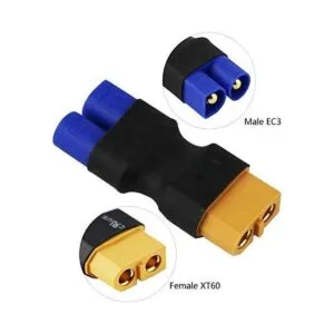 4 adaptadores ec3 a xt60 sin cables XT60 hembra a EC3_4