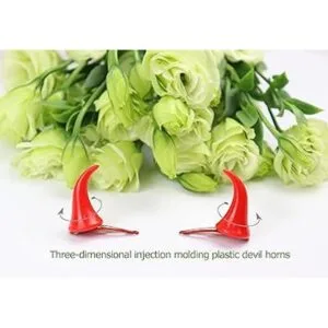 Bonnie Z. Leonardo Clips de plástico de cuernos de diablo_2