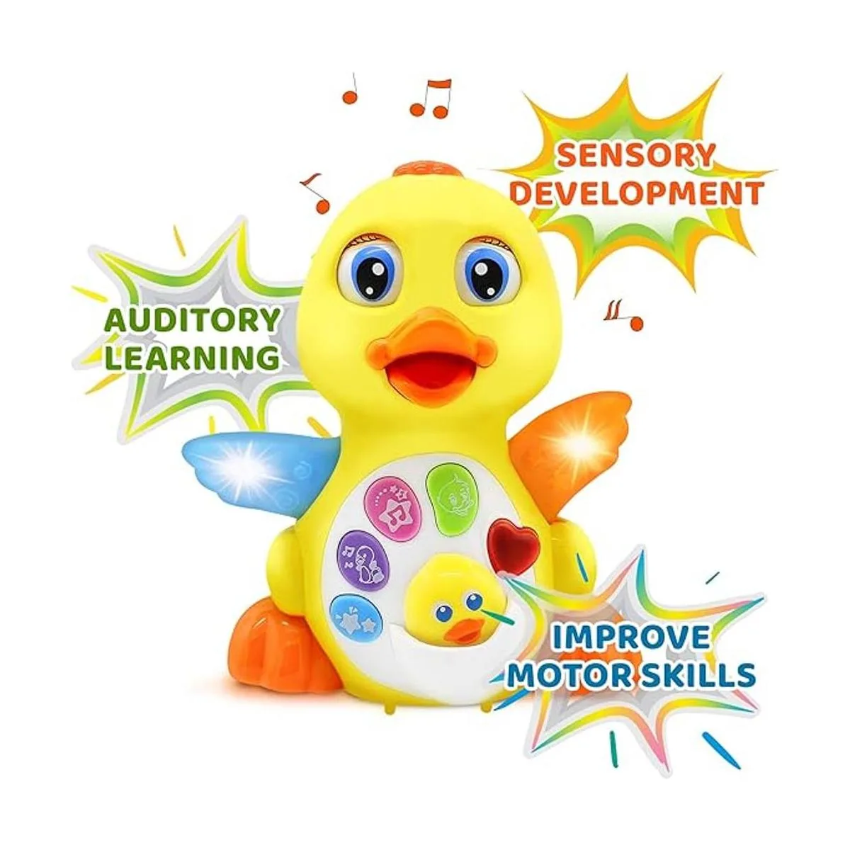 Stone and Clark Dancing Duck con luces y música Juguetes_2