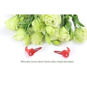 Bonnie Z. Leonardo Clips de plástico de cuernos de diablo_4