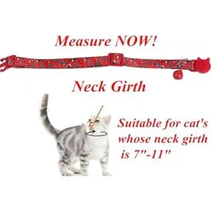 BoomBone Collar de Navidad para gato con campana paquete