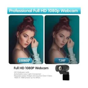 Cámara web 1080P cámara web de transmisión en vivo con_4