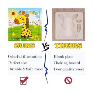 Aitey Rompecabezas de madera para niños de 2 a 5 años_4