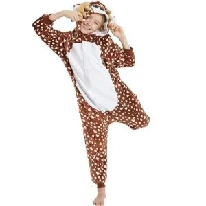 CASABACO Pijama de reno para niños disfraz de ciervo y_2