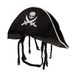 Amosfun Sombrero de pirata para mascotas para perro gato_1