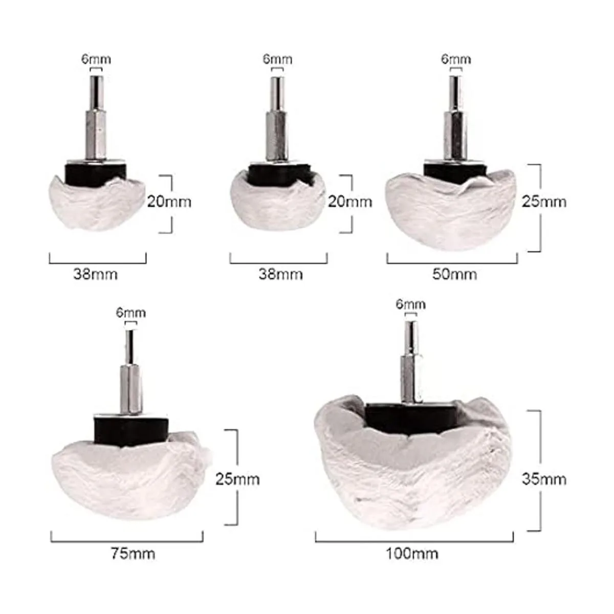 Benavvy 11 ruedas de pulido para taladro bola de pulido