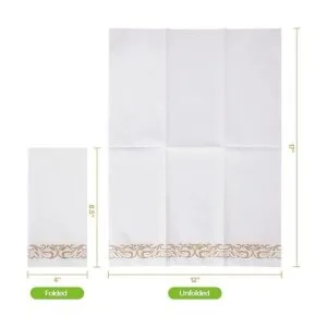 Paquete de 200 toallas desechables para invitados suaves y