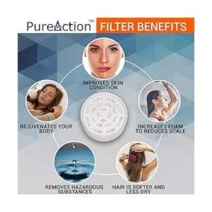 PureAction Cabezal de ducha filtrado de lujo con manguera_3