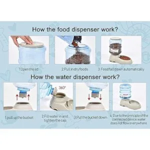 Alimentador automático para perros y gatos y gatos con_6