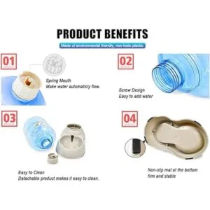 Alimentador automático para perros y gatos y gatos con_4