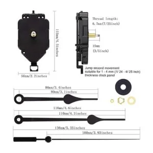 I Shaft Reloj de péndulo con mecanismo de movimiento con