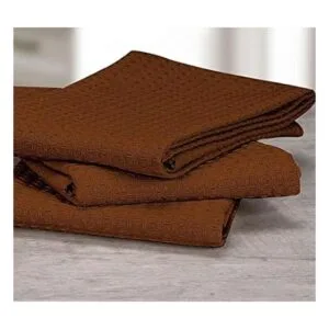 Native Fab Waffle Juego de 12 toallas de cocina de 100