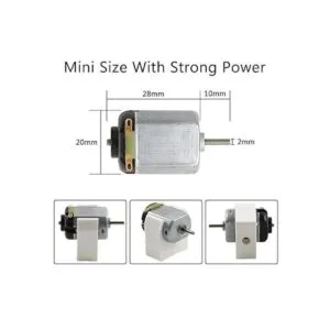 Sntieecr Juego de 6 motores de CC mini motor eléctrico de_4
