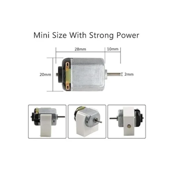 Sntieecr Juego de 6 motores de CC mini motor eléctrico de_4