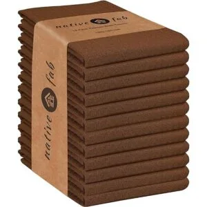 Native Fab Waffle Juego de 12 toallas de cocina de 100