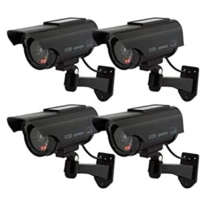 Cámara de seguridad solar falsa sistema de vigilancia de_1