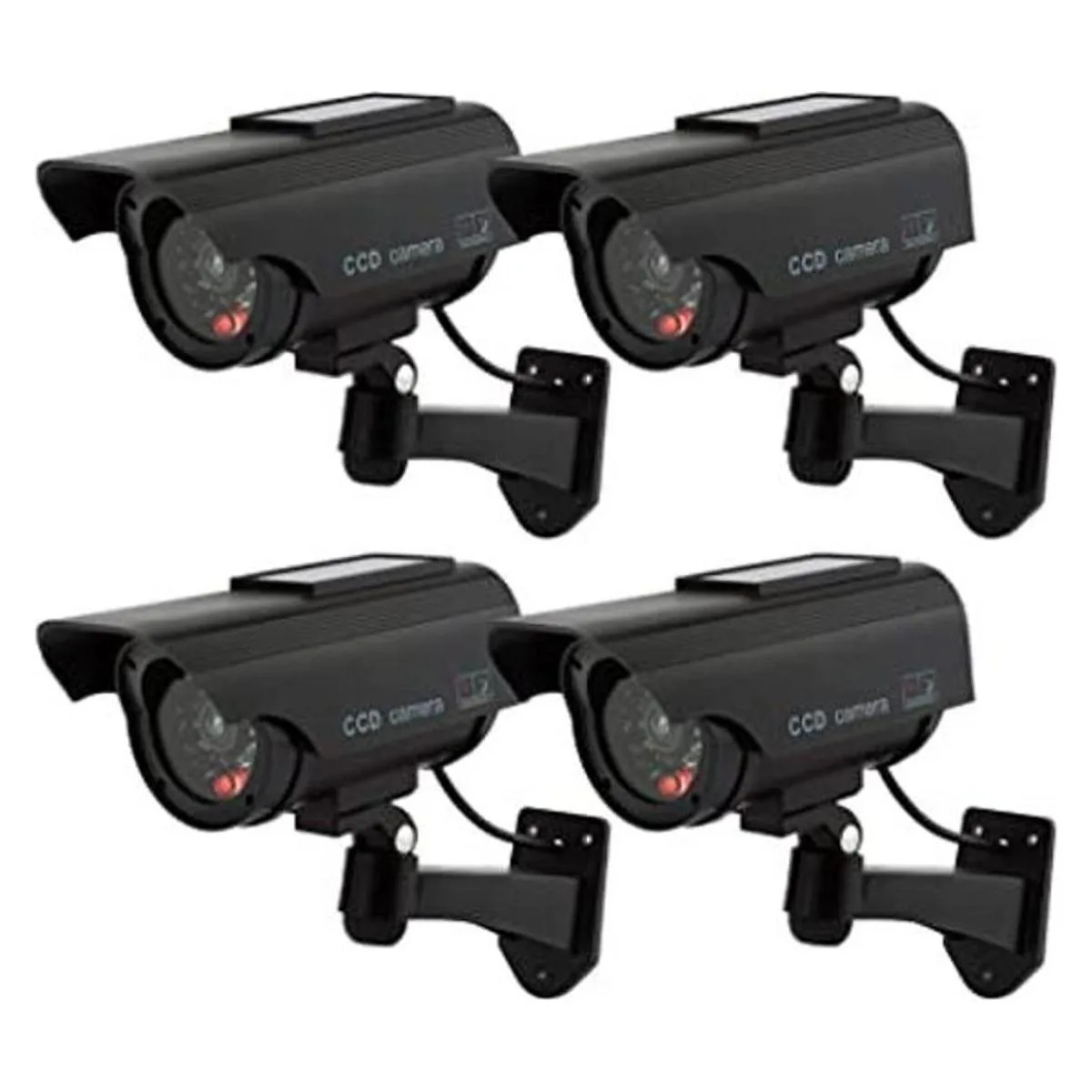 Cámara de seguridad solar falsa sistema de vigilancia de_1