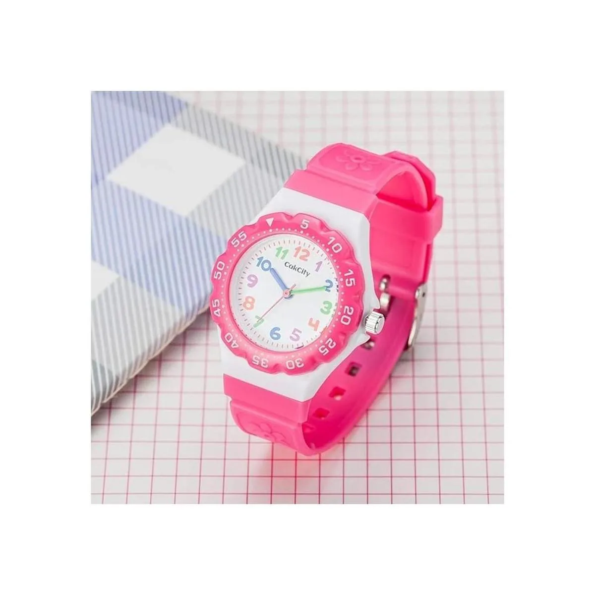 CakCity Reloj para niños impermeable lindo reloj de_4