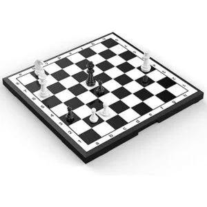 Juego de ajedrez magnético para viajes juegos de mesa_5