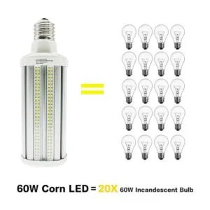 Bombilla LED de maíz de 60 W superbrillante equivalente_3