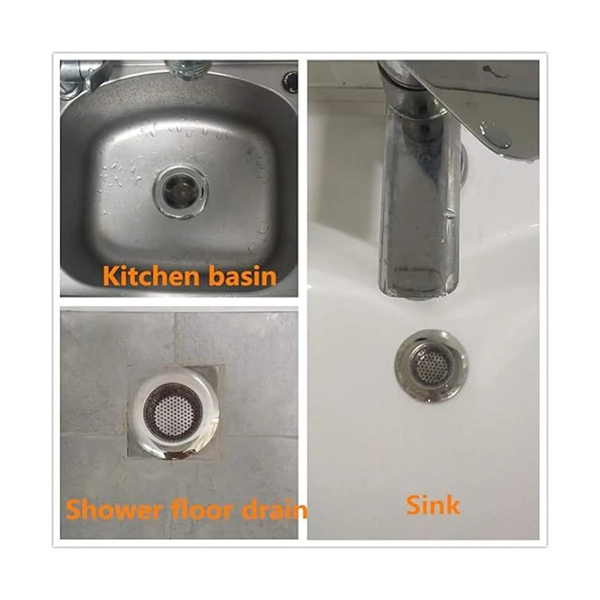 Drenaje para ducha paquete de 4 tapa de drenaje para