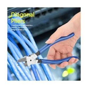 1 alicates de corte diagonal azul de 8 pulgadas