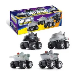 DINOBROS Shark Toys Coches para niños y niños pequeños_1