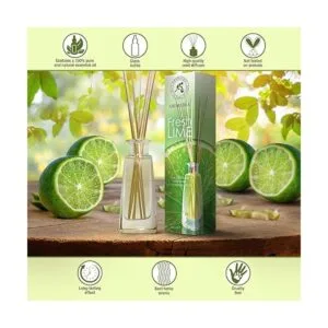 Difusor de varillas de lima de 3.4 onzas líquidas