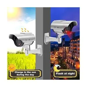 Cámara de seguridad simulada con energía solar sistema de_3