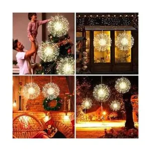 Guirnalda de luces de alambre de hadas luces LED de_5