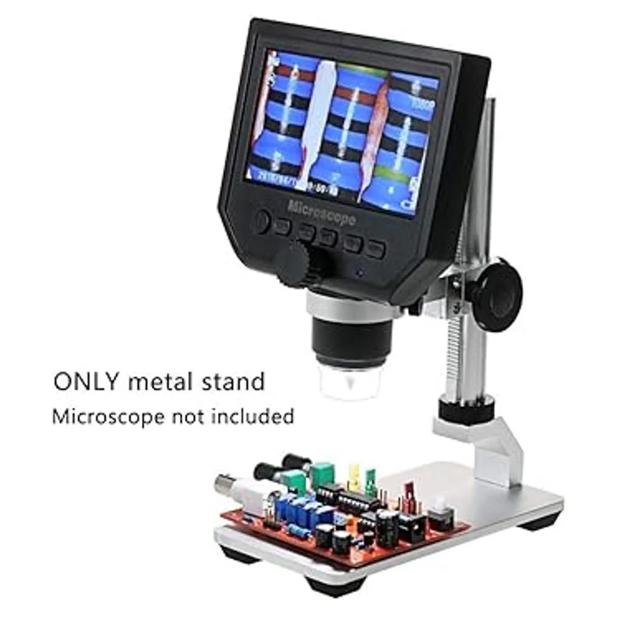 Soporte de aleación de aluminio para microscopio digital_5