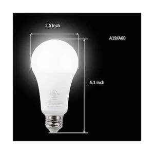 HouLight Bombillas LED de emergencia recargables de 5 W