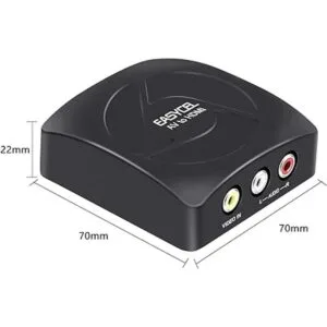 Convertidor RCA a HDMI con cables HDMI y RCA convertidor_6