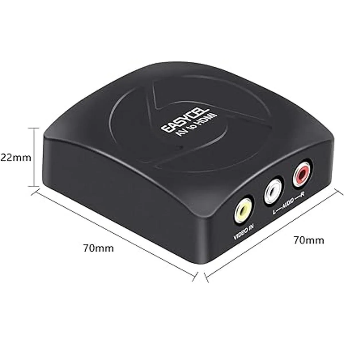 Convertidor RCA a HDMI con cables HDMI y RCA convertidor_6