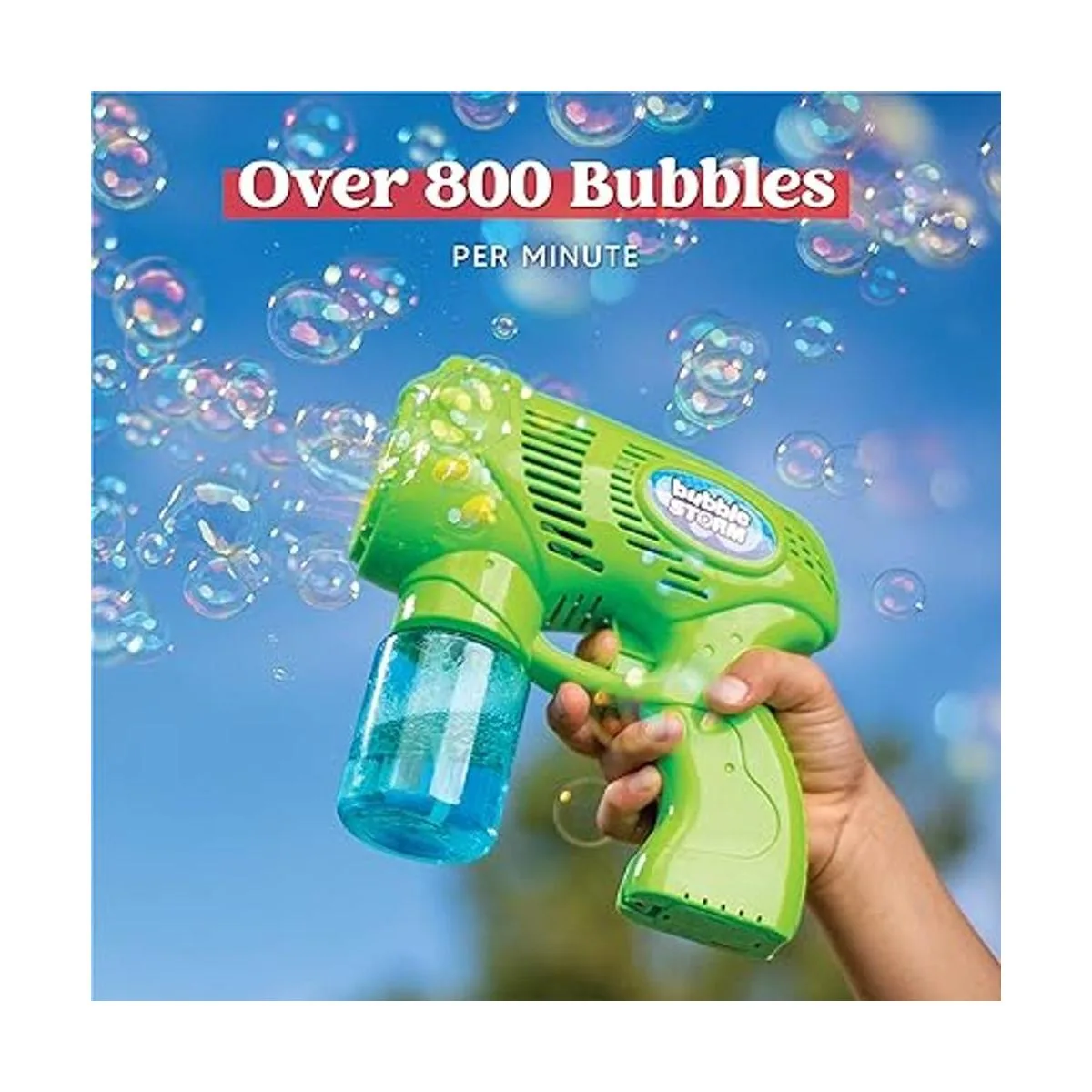 JOYIN 2 s de burbujas con 2 botellas solución de_2