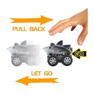 DINOBROS Shark Toys Coches para niños y niños pequeños_3