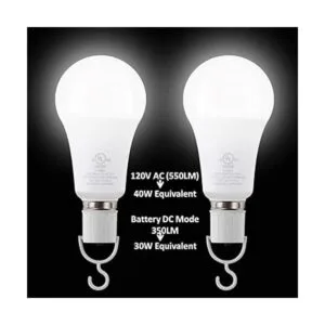 HouLight Bombillas LED de emergencia recargables de 5 W