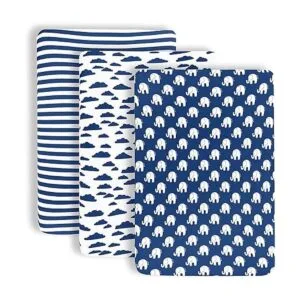 Pack n Play Sábanas Paquete de 4 sábanas de primera