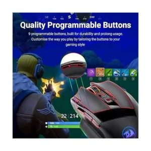 Redragon M801 Ratón para juegos LED RGB retroiluminado_5