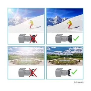 Juego de 2 campanas para lente de cámara de 2.165 in_2