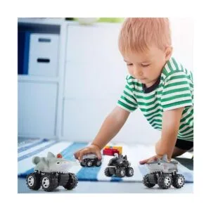 DINOBROS Shark Toys Coches para niños y niños pequeños_5