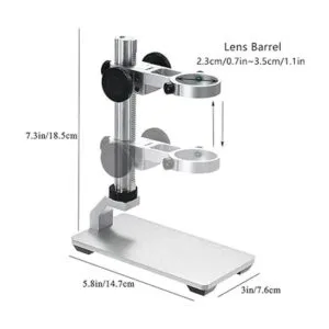 Soporte de aleación de aluminio para microscopio digital_3