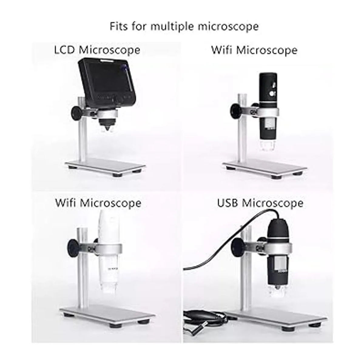 Soporte de aleación de aluminio para microscopio digital_4